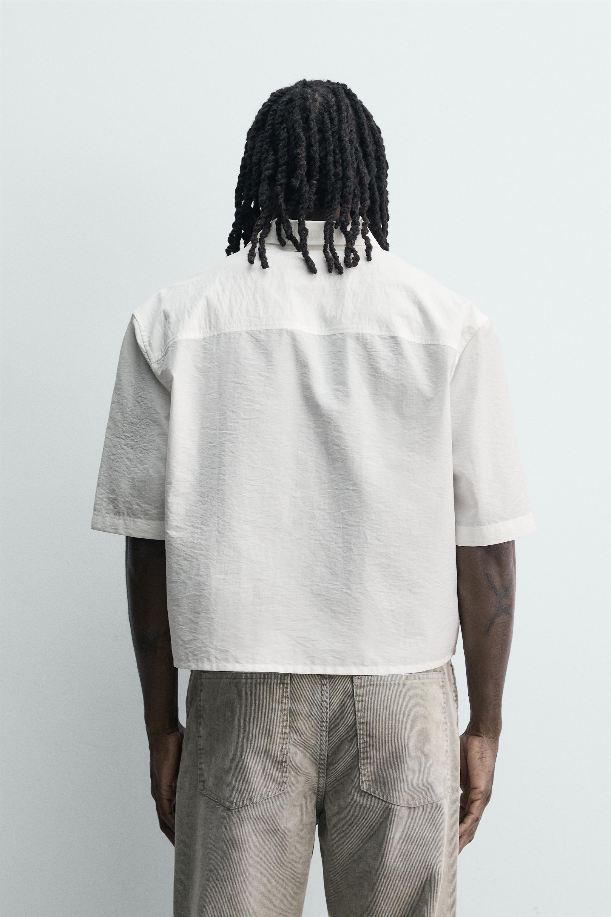 CHEMISE COUPE BOXY À POCHE
